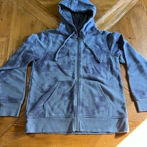 Blue Tie-Dye Women's Hoodie